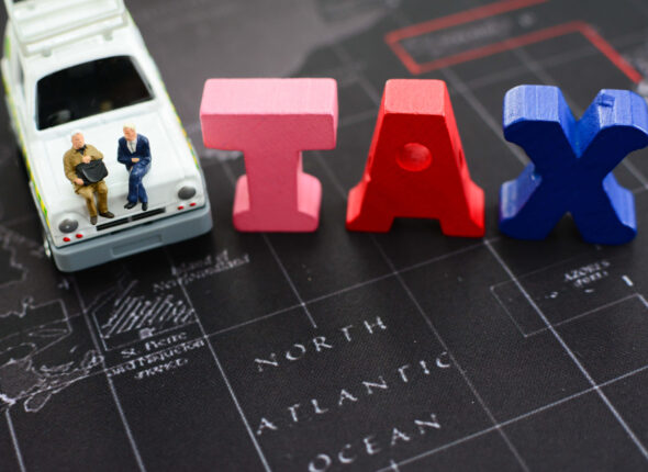 Tax refund, financial and business concept.